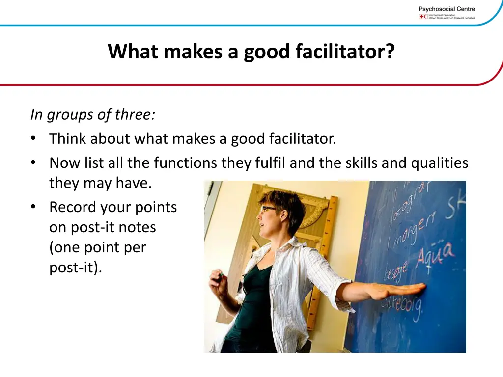 what makes a good facilitator