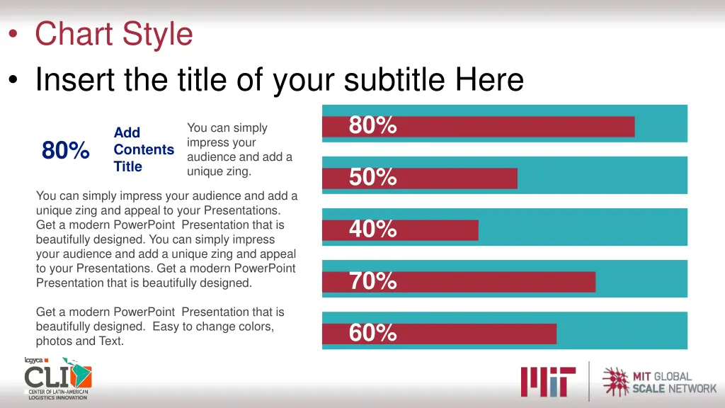 chart style insert the title of your subtitle here