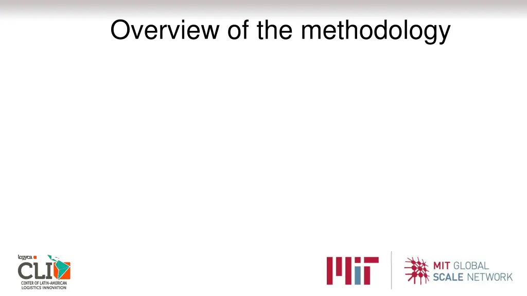 overview of the methodology