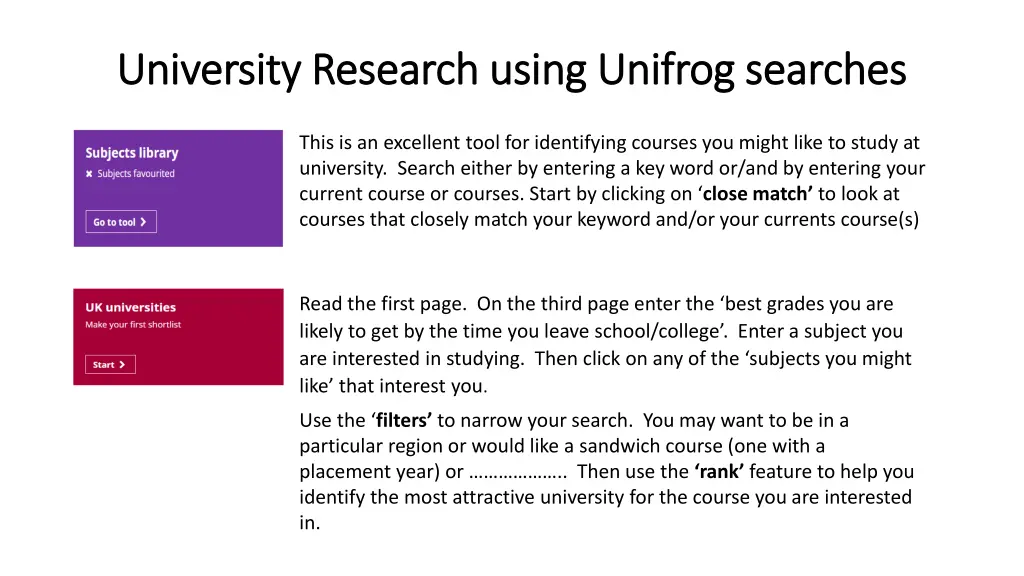 university research using university research