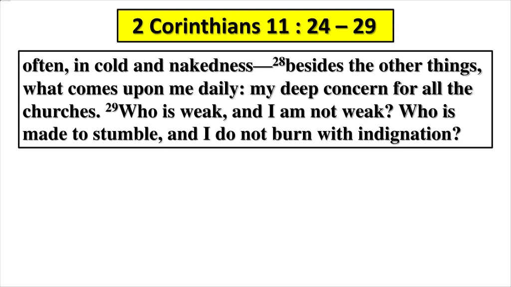 2 corinthians 11 24 29 1