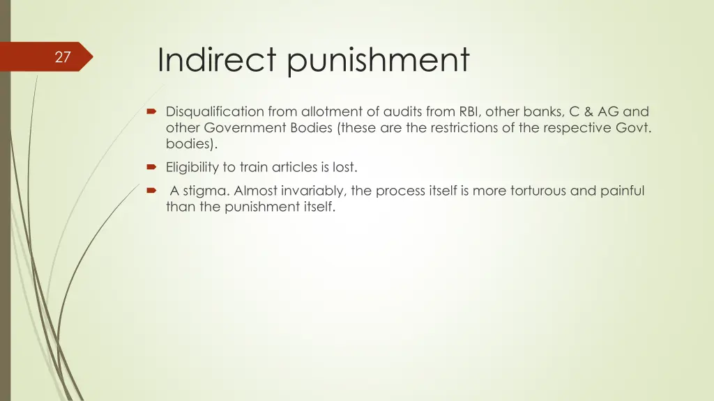 indirect punishment