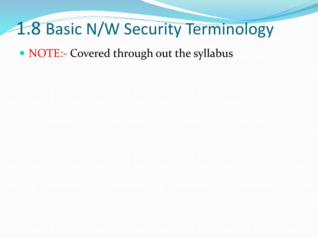 1 8 basic n w security terminology