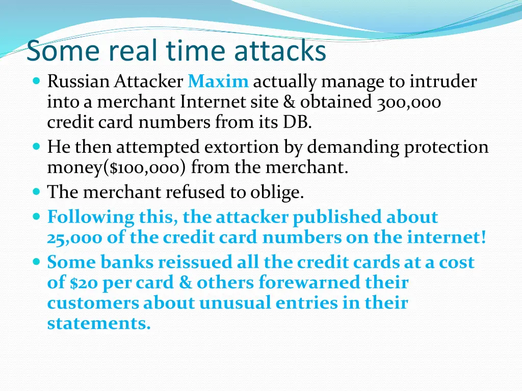 some real time attacks russian attacker maxim