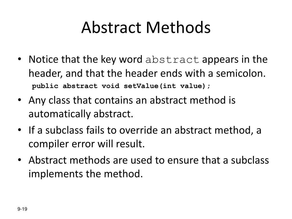 abstract methods 1