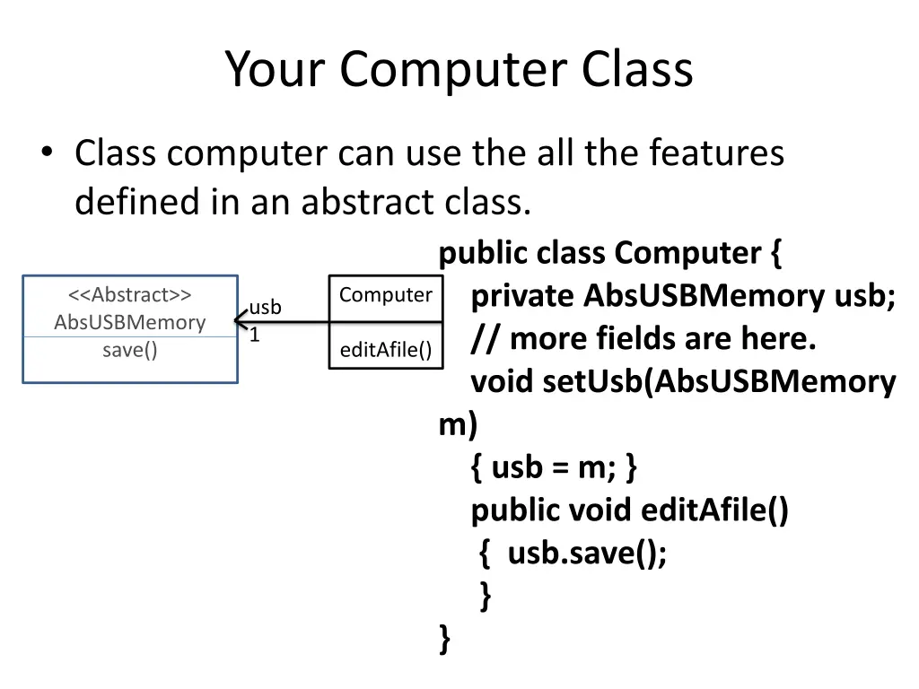 your computer class