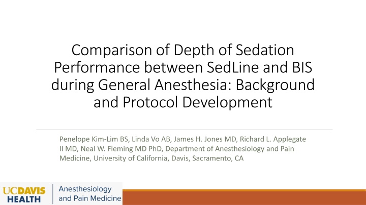 comparison of depth of sedation performance