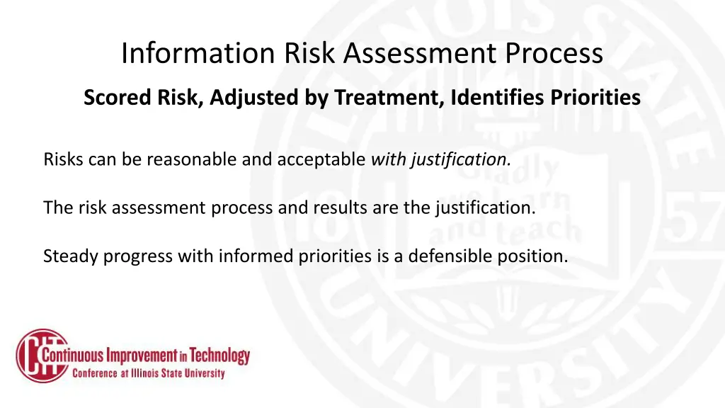 information risk assessment process 5