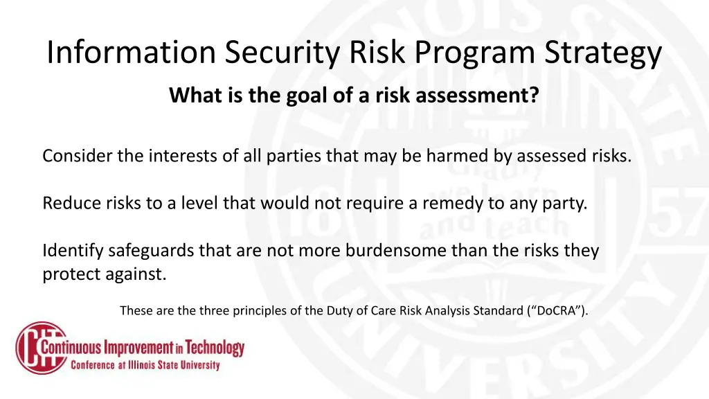 information security risk program strategy 1