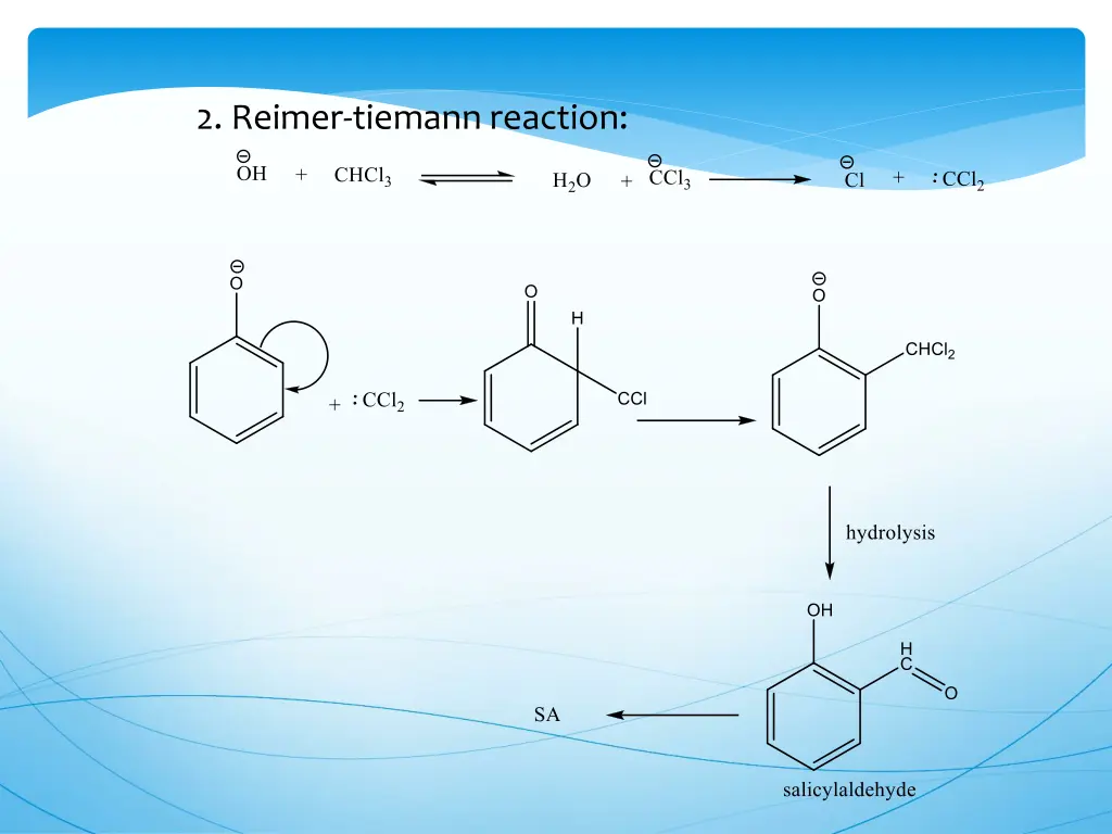 2 reimer tiemann reaction