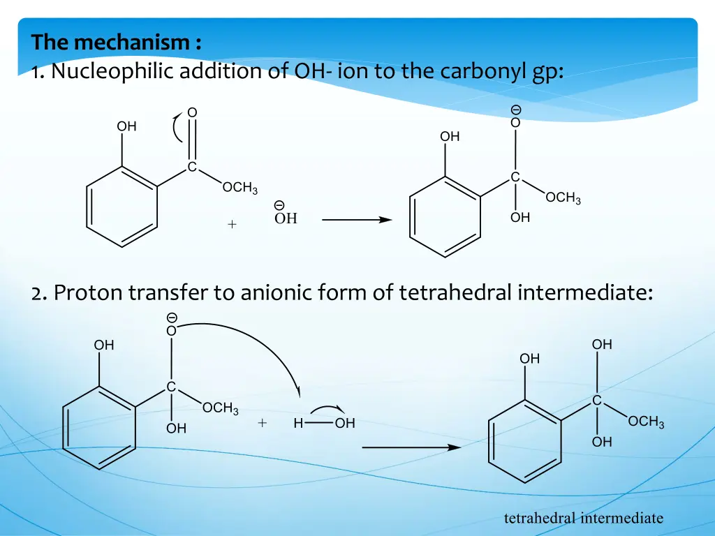 the mechanism 1 nucleophilic addition