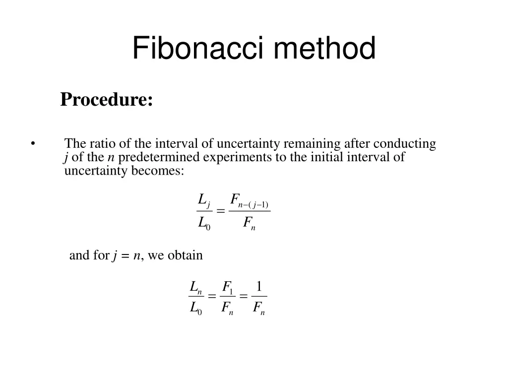 fibonacci method 7