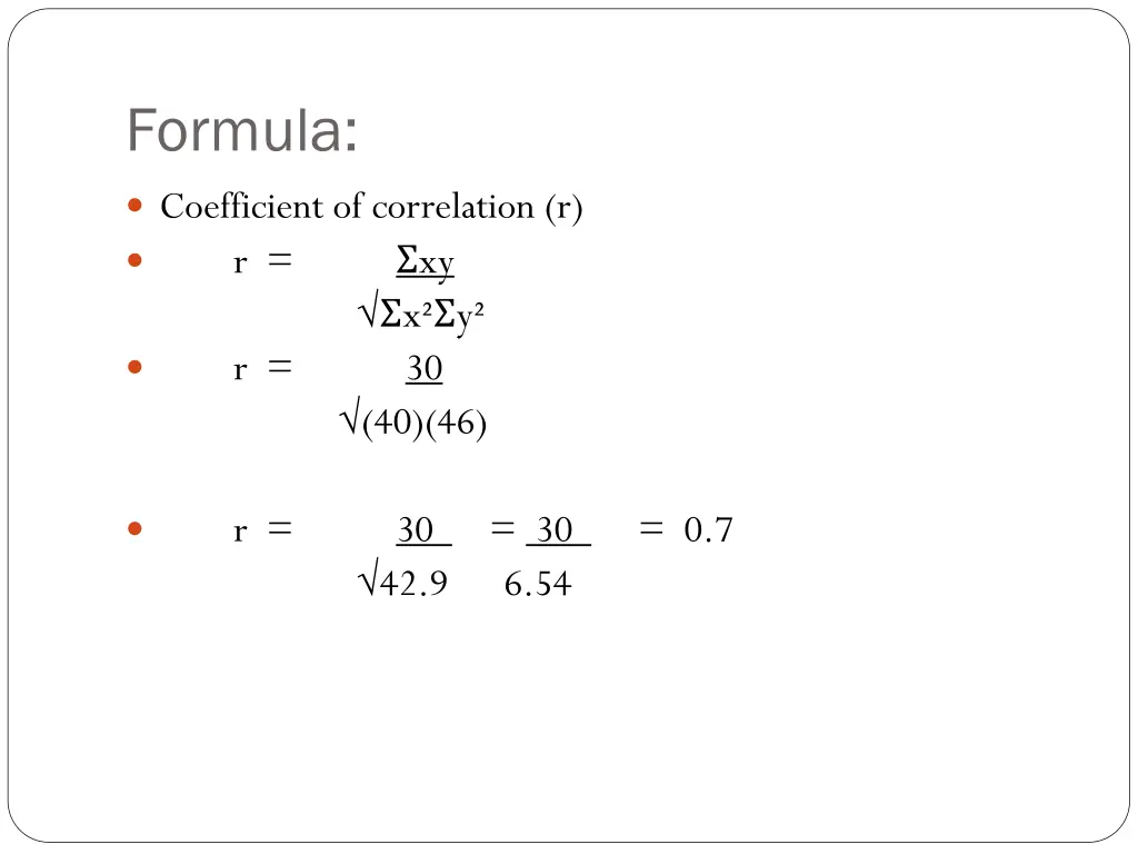 formula