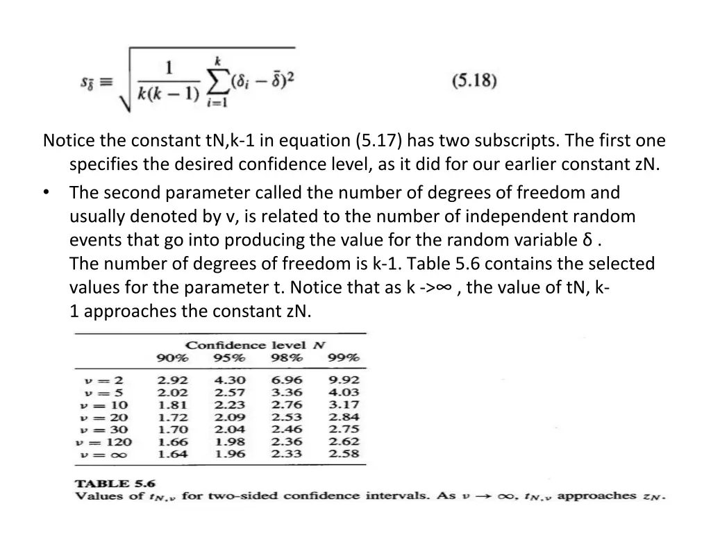 notice the constant tn k 1 in equation