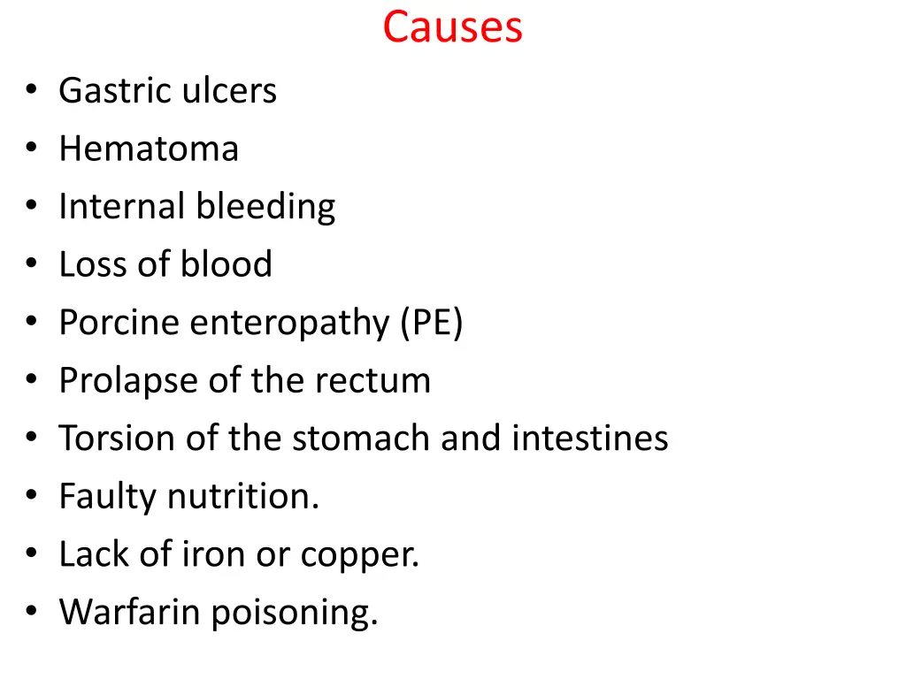 causes