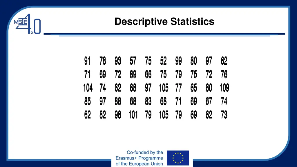 descriptive statistics 2