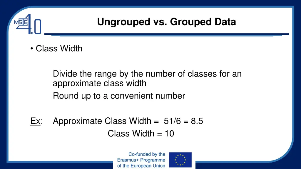 ungrouped vs grouped data 4