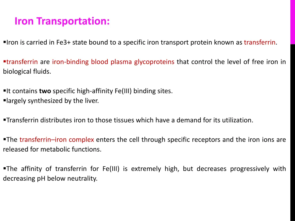 iron transportation