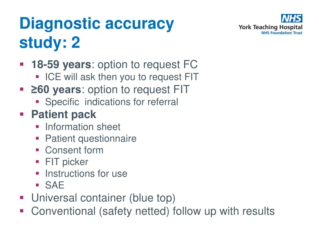 diagnostic accuracy study 2