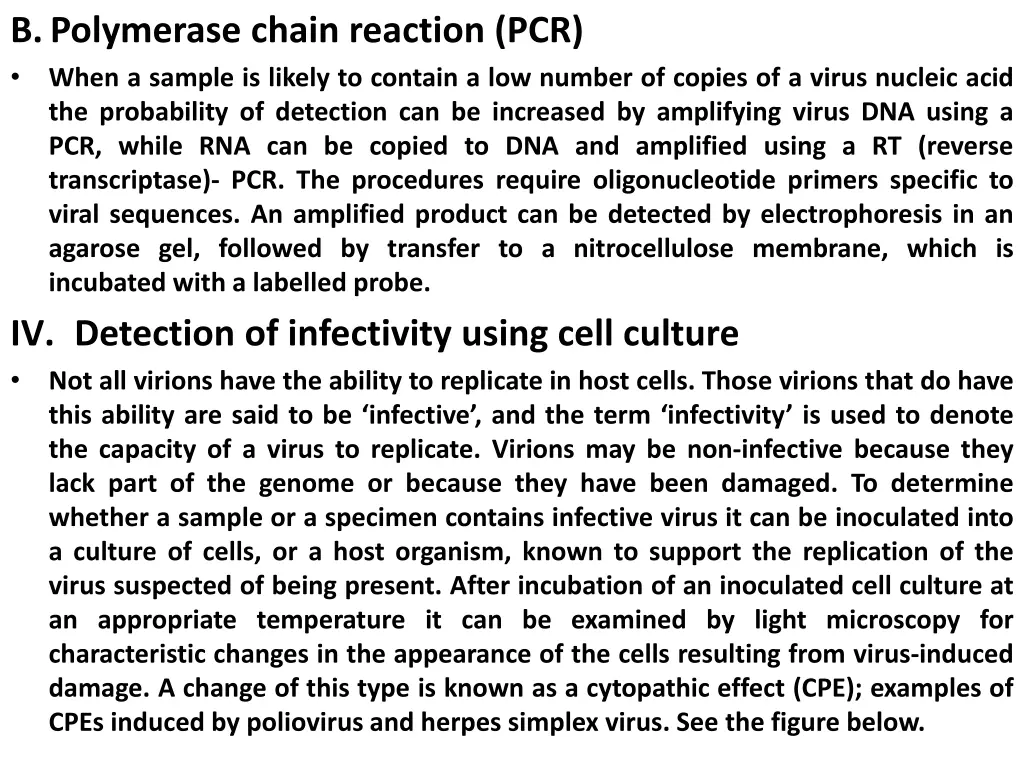 b polymerase chain reaction pcr when a sample