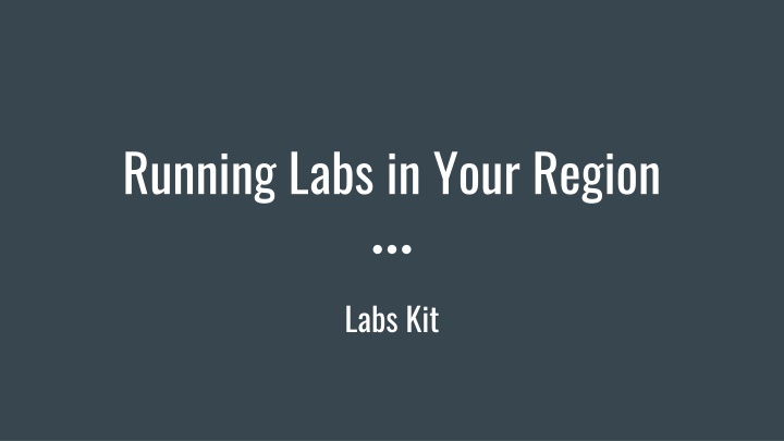 running labs in your region