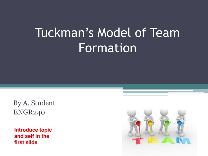 tuckman s model of team formation