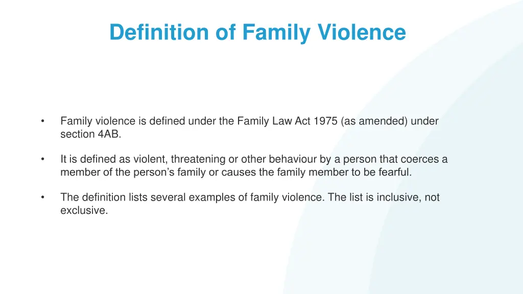 definition of family violence