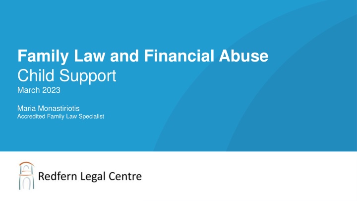 family law and financial abuse child support