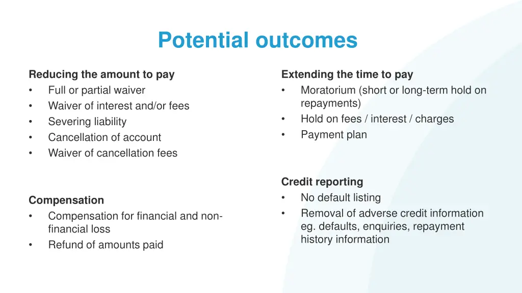 potential outcomes