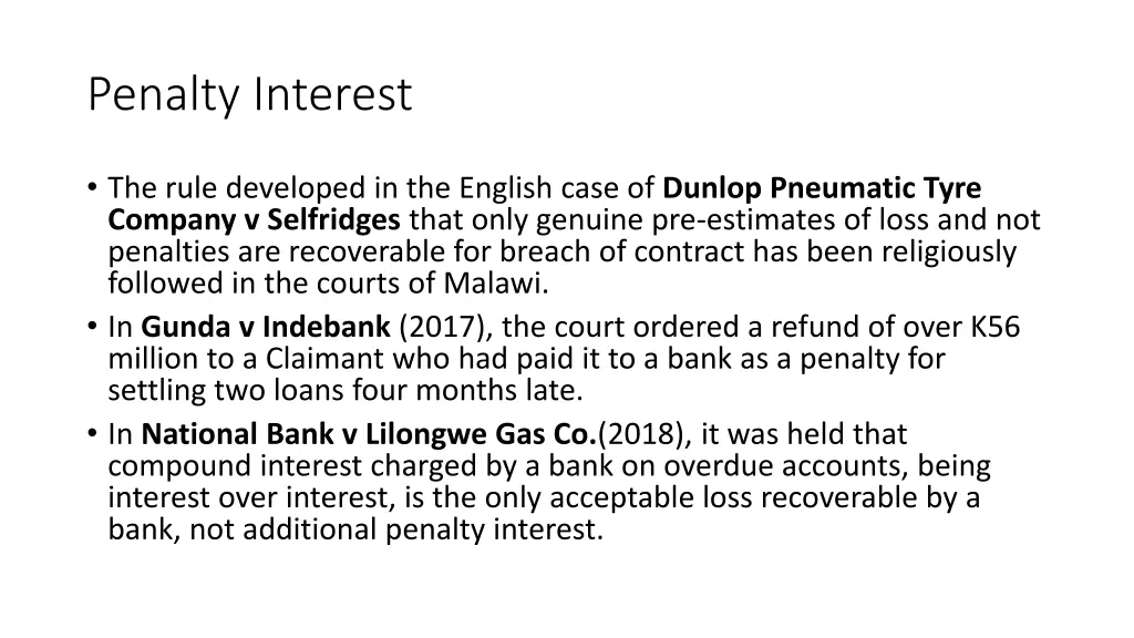 penalty interest