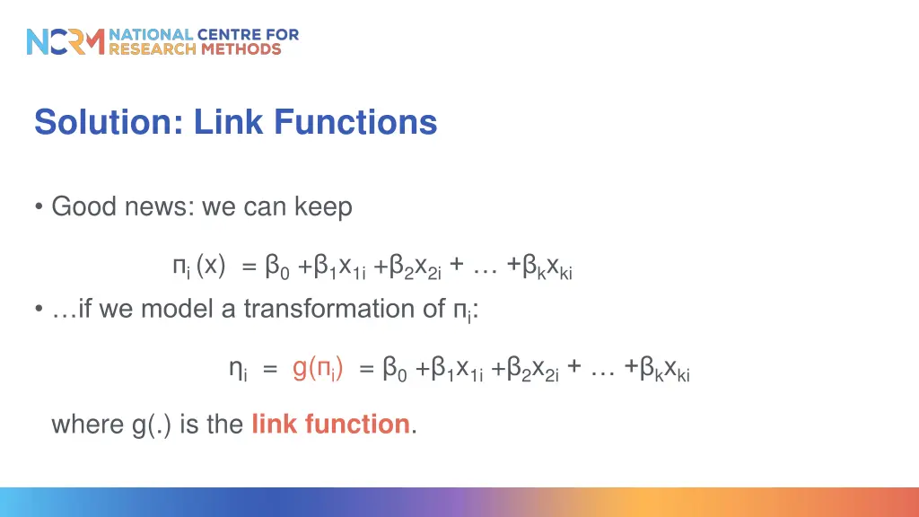 solution link functions