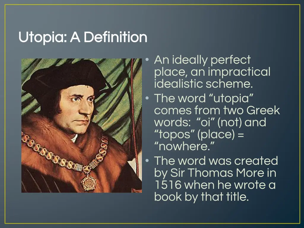 utopia a definition utopia a definition