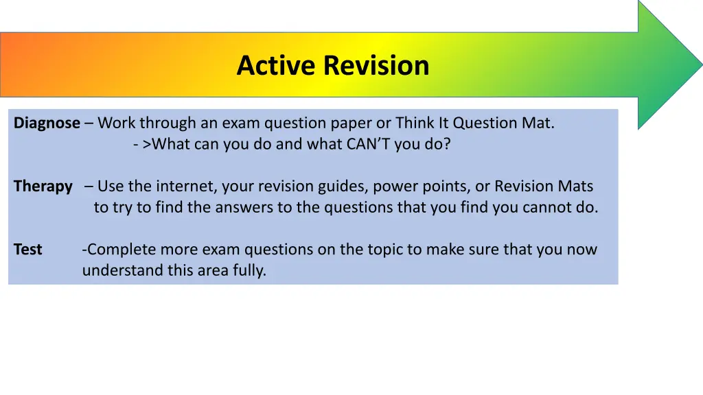 active revision