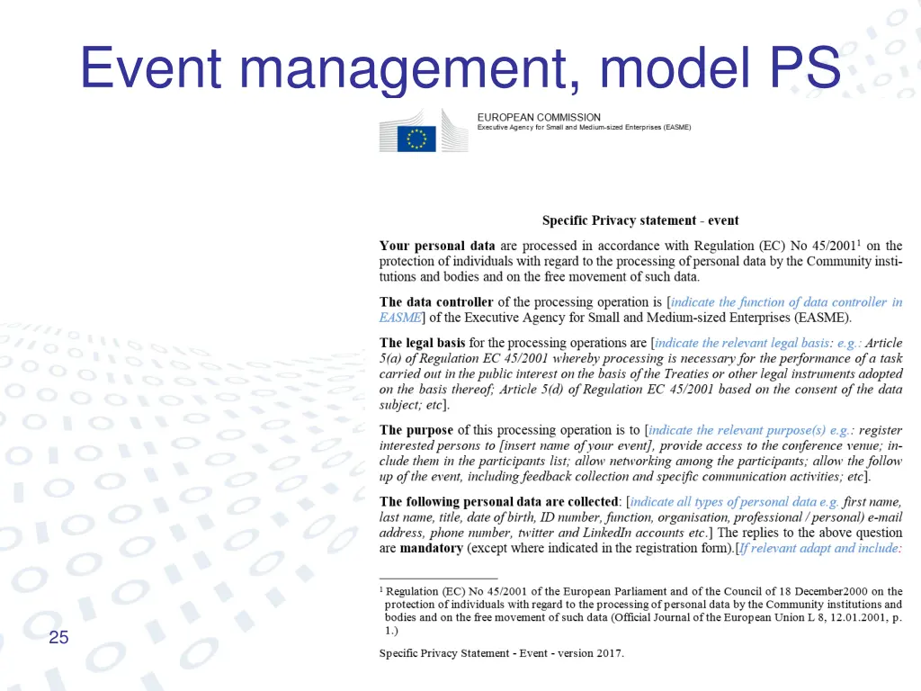 event management model ps