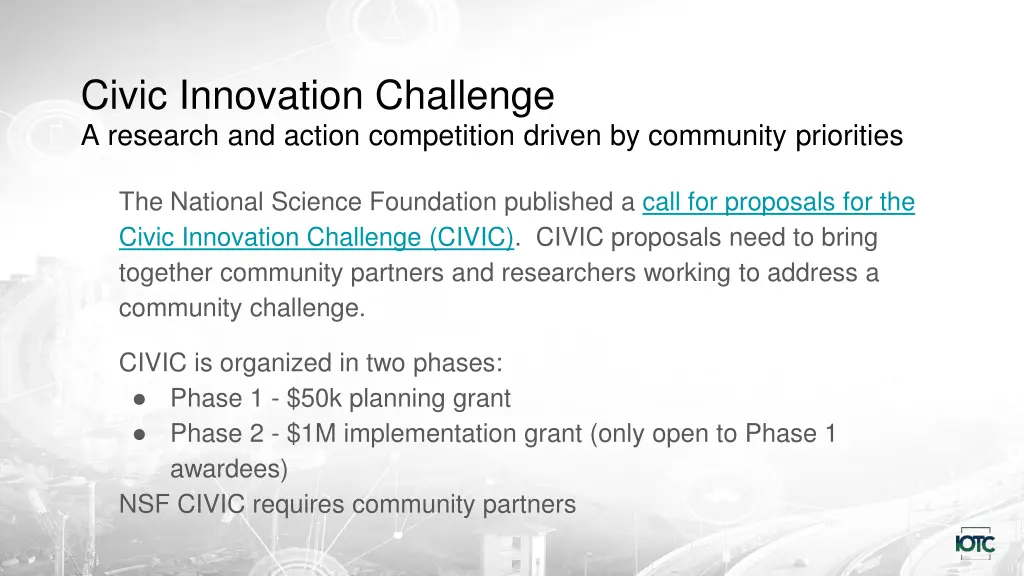 civic innovation challenge a research and action