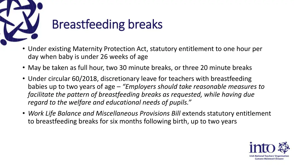 breastfeeding breaks breastfeeding breaks