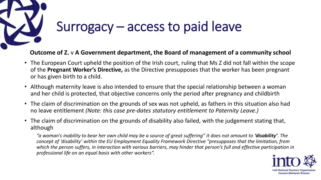 surrogacy surrogacy access to paid leave access 1