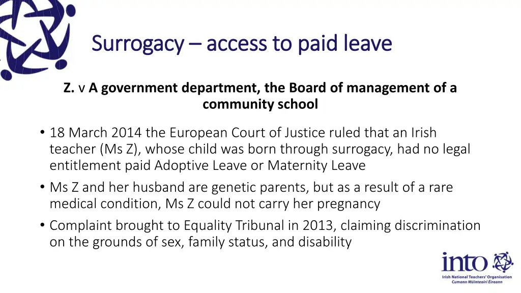 surrogacy surrogacy access to paid leave access