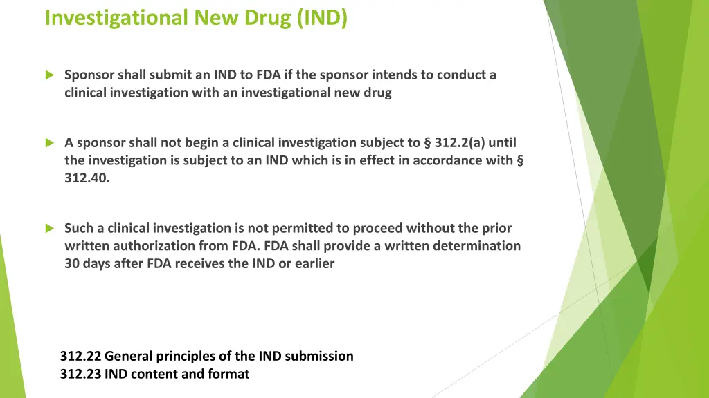 investigational new drug ind