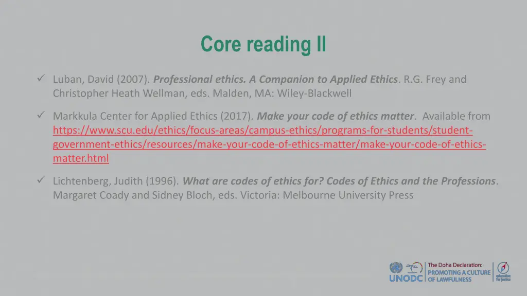 core reading ii