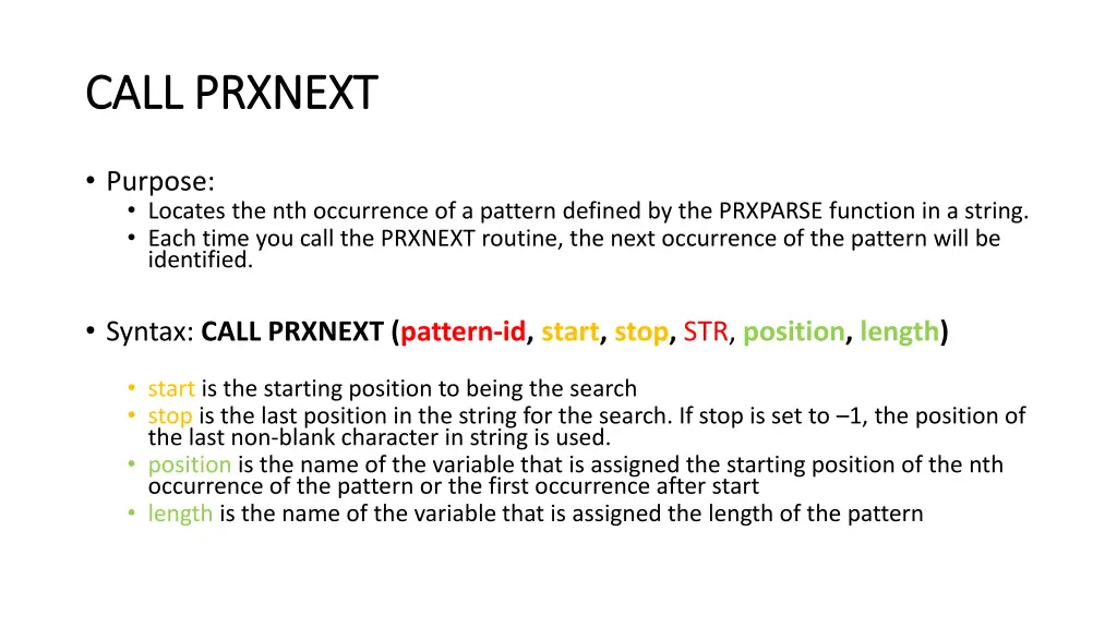 call prxnext call prxnext