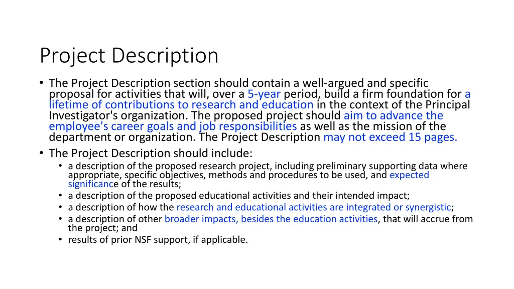 project description