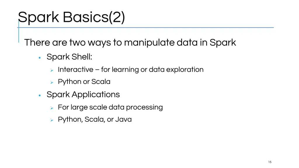 spark basics 2