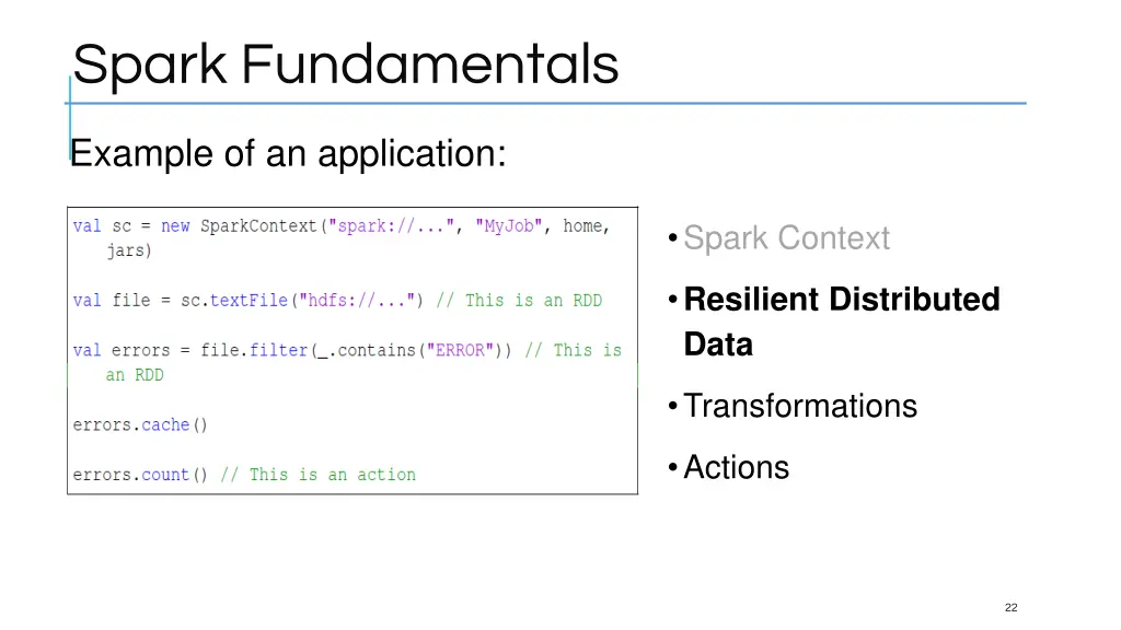 spark fundamentals 1