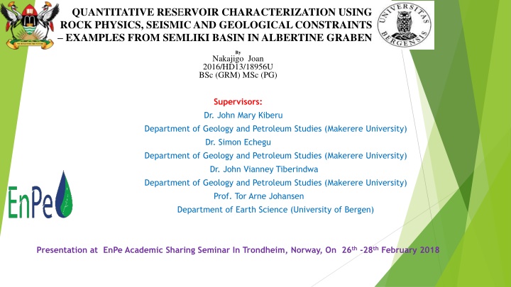 quantitative res e rvoir characterization using