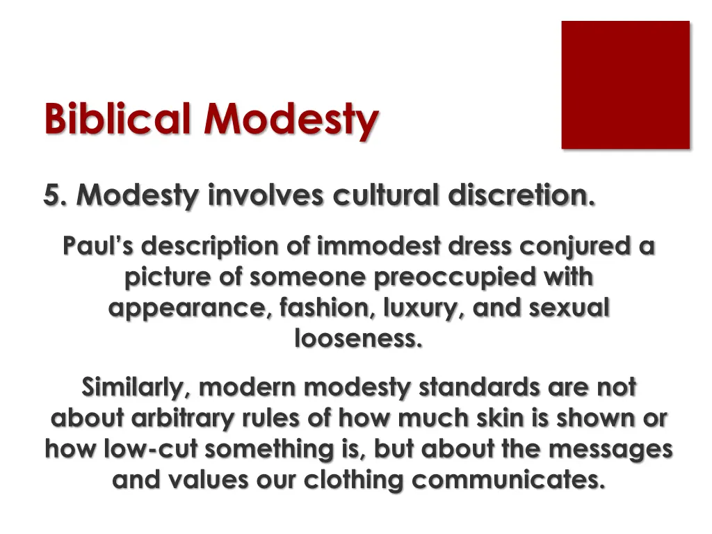 biblical modesty 19