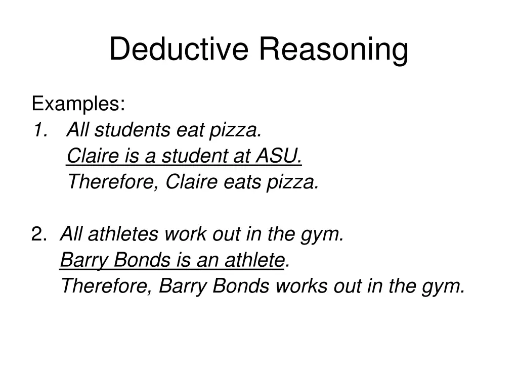 deductive reasoning 2