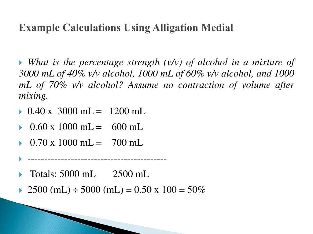 what is the percentage strength v v of alcohol