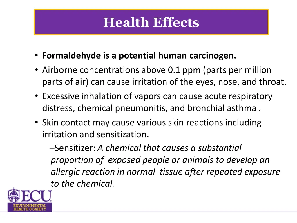 health effects