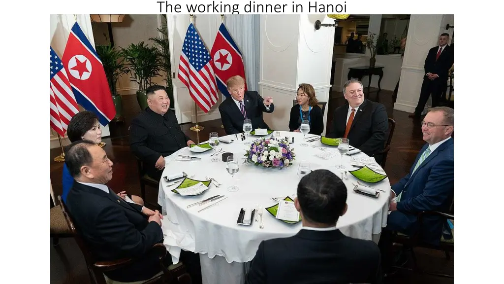 the working dinner in hanoi